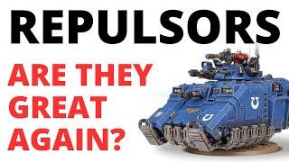 Primaris Repulsors - did they just get STRONG Again? Repulsor and Repulsor Executioner Unit Review