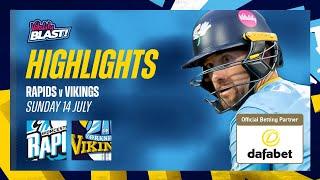 Highlights: Worcestershire Rapids vs Yorkshire Vikings - Vitality Blast T20 - Dawid Malan stars!