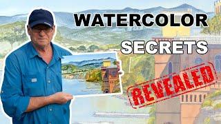 WATERCOLOR SECRETS REVEALED - How to paint landscapes