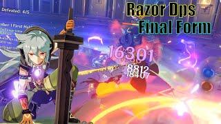 Genshin impact | Razor Best DPS Build - F2P | (ar44)