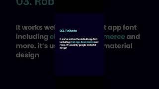 Awesome Fonts For Flutter  #devcode #fluttertutorial