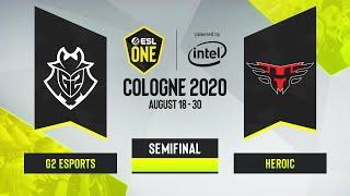 CS:GO - G2 Esports vs. Heroic [Mirage] Map 3 - ESL One Cologne 2020 - Semifinal - EU