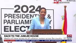 EC addresses the press, insists media will have access to collation centres across the country