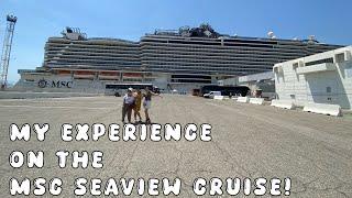 My Cruise Vlog! 1.1 MSC SEAVIEW Part 1 (Includes Day 1 and Day 2) READ DESCRIPTION