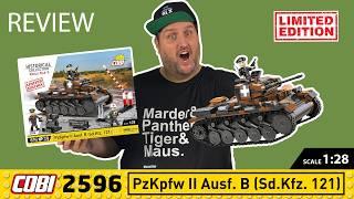 COBI PzKpfw II Ausf. B. (Sd.Kfz. 121) / Panzer 2 - Limited Edition REVIEW | COBI-2596 & COBI-2597