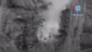 Ukrainian drone dropped munition strikes on Russian T 72 MBTs in Ukraine war footage #putin