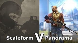 CS:GO's Panorama UI VS Older Versions