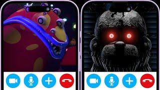 GLOINK QUEEN VS FREDDY FAZBEAR SCARY CALL!