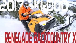 STV 2017 Ski-Doo Renegade Backcountry X