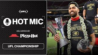 Best Hot Mic Moments of UFL Championship delivered by Pizza Hut | United Football League