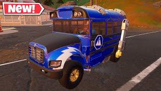 NEW BATTLE BUS Car Gameplay In Fortnite!