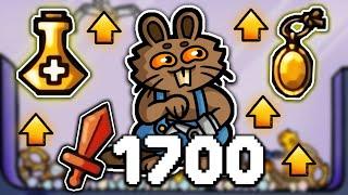 던전 크롤러에서 근력 1700을 쌓아버리는 원펀맨 빌드 (Dungeon Clawler)