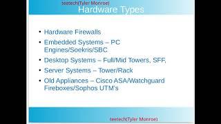 Building Custom Enterprise Network Firewalls With Free Software