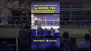 Breaking News! Pinoy Sa Japan panalo via TKO SA ROUND 1 | CASAMA VS KANEKO