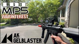 Demo: High Power (TOY!) Gel Ball Blaster - LDT Warinterest MP5 - AKGELBLASTER - Metal - Heavy Duty