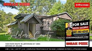 Sneak Peek: Unveiling 1020 State Route 10, Jefferson, NY | Kevin Lucero Real Estate