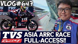 BTS of TVS Asia Road Racing Championship in Sepang!! Vlog#647