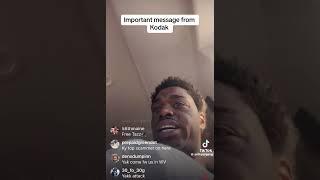 Kodak black speaks “we ain’t on none of that lil baby , youngboy gay shit”