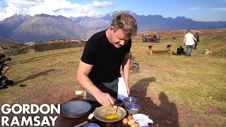 Gordon Ramsay Makes Alpaca Scrambled Eggs in Peru | Scrambled