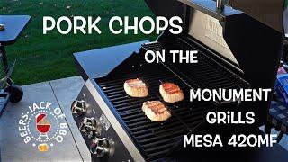 Prime Pork Chops! Monument Grills 420MF.