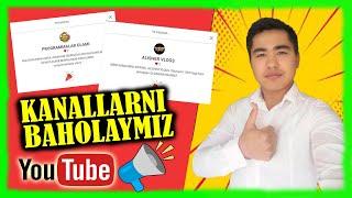 2 TA KANAL BAHOLADİK JUDA FOYDALİ (Online Youtube Biznes Kursi)