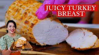 SUPER EASY!!! JUICY TURKEY BREAST ROAST RECIPE (small portion) Budget Friendly