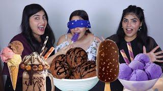 GUESS THE ICE CREAM CHALLENGE WITH @DingDongGirls || Ice Cream Challenge