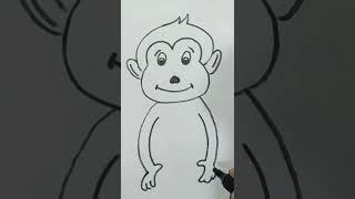 How To Draw A Monkey