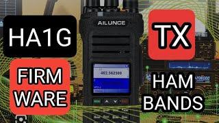 AILUNCE HA1G  - UNLOCK  FIRMWARE - Ham Tx & Coiour Screen