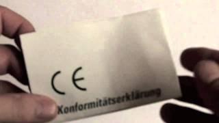 Examples of the Declaration of Conformity (CE marking)