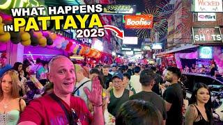 What Happens In PATTAYA On This Day | New Walking Street | Best New Year 2025 #livelovethailand