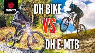 DH Bike Vs Downhill E-MTB | What’s Fastest Down Hill?