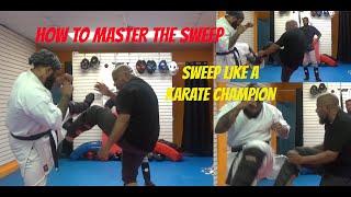 How to SWEEP like a master FIGHTER!  RARE class on the lost art of the sweep. How to disrupt balance