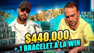 I'm in the Final Table  of the World Poker Championships: $440,000 + WIN Bracelet