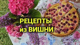 рецепты на скорую руку| вишня конфитюр|  быстрый пирог