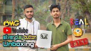 Youtube Silver Play Button Unboxing | Sukhen & Soudeep | @FootballerSukhen