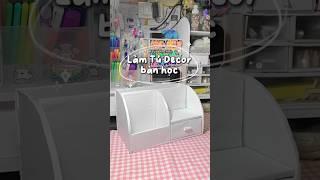 Làm tủ decor bàn học từ bìa carton nè️ xinhh xỉuuuu [ By hanathuy ]  #handmade #diy #decor