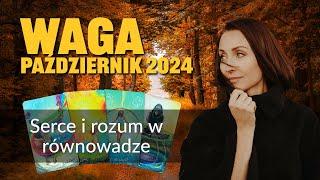 Waga SERCE I ROZUM W RÓWNOWADZE Październik 2024 tarot