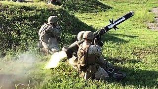 Man-Portable Anti-Tank Missile: Javelin Anti-Tank Missile In Action