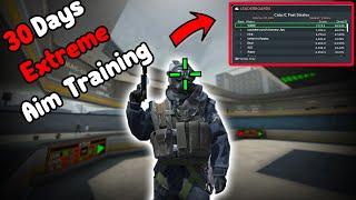 30 Days EXTREME aim training - how my aim became INSANE (CSGO/KovaaKs)