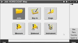 Trimble Access - DXF & Map View