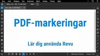 Bluebeam Revu: PDF-markeringar