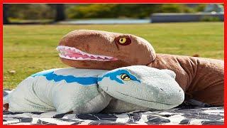 Pillow Pets Jurassic World Trex Dinosaur, 16" Stuffed Animal Plush Dino