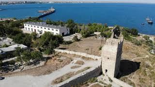 Genoese fortress in Feodosia. Crimean peninsula