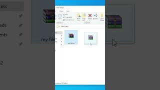 Short Way of Extracting RAR or ZIP File in Windows 10 PC or Laptop #windows10 #windows #zip