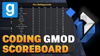 Coding a Garry's Mod DarkRP Scoreboard - LIVE