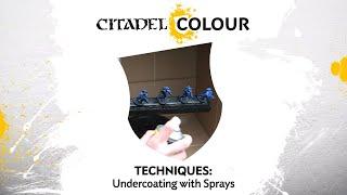 Citadel Colour - Undercoating with Sprays