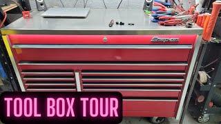 TOOL BOX TOUR OF A BACKYARD MECHANIC. SNAP-ON