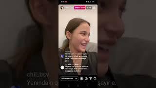 Səmra Hüseynova canlı yayımda şərh yazanın anasını söydü