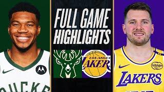 LAKERS vs BUCKS FULL GAME HIGHLIGHTS March 21, 2025 NBA Full Game Highlights Today (2K)